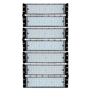 Refletor Industrial holofote modular LED 350W 6500K branco frio IP67.