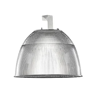 Luminária prismática 22 polegadas prato e gancho para perfilado E-27.