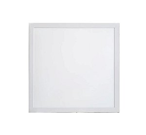 Luminária Plafon LED 72W Quadrado 62cm x 62cm Embutir 4000K bivolt.
