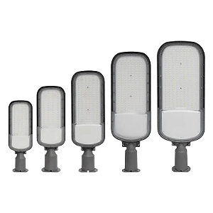 Luminária pública LED Metrópole G2 150W 5000K 25500 lúmens autovolt pescoço 62mm com INMETRO.