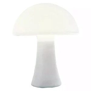 Luminária Mushroom Ø25x31cm Polietileno Branco.