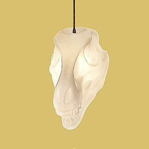 Pendente T-Rex 27x24x40cm Polietileno Branco.