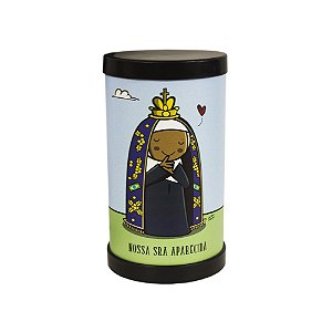Luminária de Mesa Lumi Nossa Senhora Aparecida 27xØ14,5cm Polipropileno Colorido.