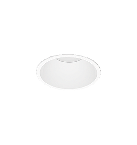 Spot de Embutir LED Daka Redondo Recuado 2700K 9,4W Bivolt Ø8,7x7cm Alumínio Branco Fosco Microtexturizado.