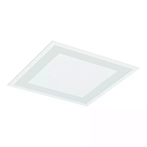Luminária de Embutir LED Joari Quadrado 2700K 36,7W Bivolt 34,8x34,8x3,5cm Alumínio Branco Fosco.
