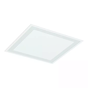 Luminária de Embutir LED Joari Quadrado 5000K 58,1W Bivolt 49,3x49,3x3,5cm Alumínio Branco Fosco.