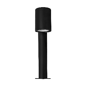 Poste De Jardim 282 Direcionável 40cm Para Lâmpada Par20 Preto.