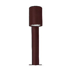 Poste De Jardim 282 Direcionável 40cm Para Lâmpada Par20 Marrom.