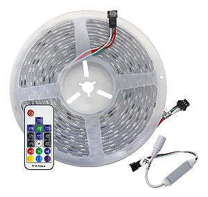 Fita Led Digital Rgb Endereçavel 2811 Ip67 300 Led 5 Metros.