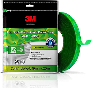Fita dupla face 19mm 20 metros flow pack - 3M.