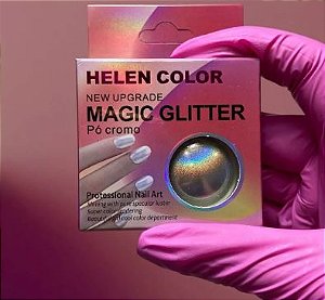 PÓ CROMADO MAGIC GLITTER HELEN COLOR