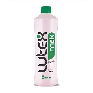 REMOVEDOR SEM ACETONA LUTEX MEK 500ML