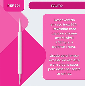 PALITO INOX DELICATE 201