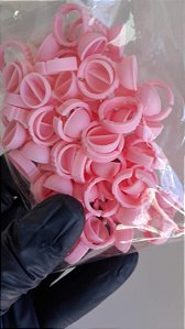 ANEL BATOQUE COM DIVISÓRIA ROSA 50UNI PEQUENO