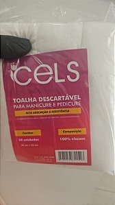 TOALHA DESCARTAVEL  MANICURE 50UNID 30CM X 35CM