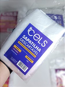 SAPATILHA PLASTICA DESCARTAVEL 100UNID
