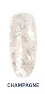 PÓ FLAKE DOURADO CHAMPAGNE BLUWE