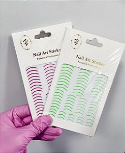 ADESIVO NAIL ART CORES NEON