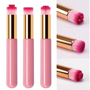 KIT 3 UNID PINCEL LIMPEZA PARA CILIOS