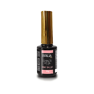 ESMALTE GEL PINK BALLET BRILIA NAILS