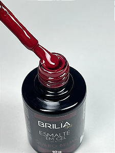 ESMALTE GEL QUERO BEIJAR BRILIA NAILS