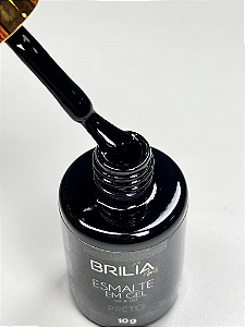 ESMALTE GEL PRETO BRILIA NAILS SEM TPO