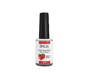 ÓLEO DE CUTÍCULAS MORANGO BRILIA 10ML