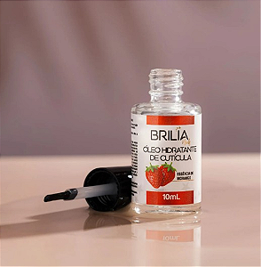 ÓLEO DE CUTÍCULAS MORANGO BRILIA 10ML