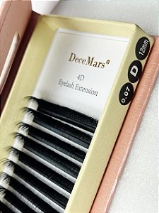 CILIOS PRETO DECEMARS 4D 0,07D 12MM
