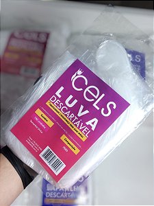LUVA DESCARTÁVEL CELS - 100UNID