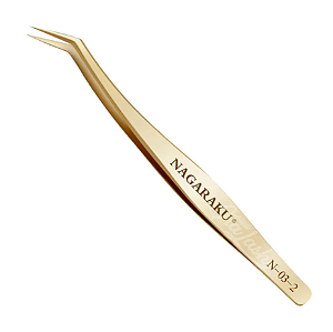 PINÇA PARA CILIOS NAGARAKU DOURADA N-03-2