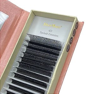 CILIOS PRETO DECEMARS 4D 0,07D MIX 8MM AO 15MM