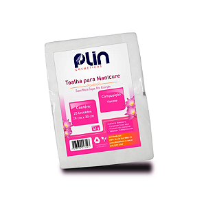 PLIN TOALHA MANICURE DESCARTAVEL C/ 25 UNIDADES 45G