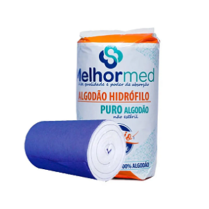 ALGODAO HIDROFILO 250 G NAO ESTERIL EM ROLO MELHORMED