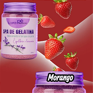 SPA DE GELATINA - MORANGO