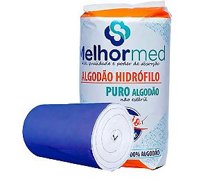 ALGODAO HIDROFILO 500G NAO ESTERIL EM ROLO MELHORMED