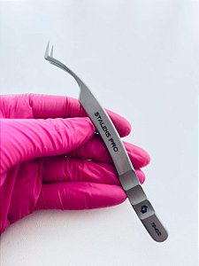 Pinca para Cilios Staleks Pro - TE-41-2 - Serie Expert 41