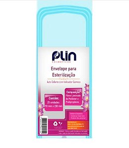 PLIN ENVELOPE AUTO CLAVE SELANTE 09X23MM C/ 25 UNIDADES