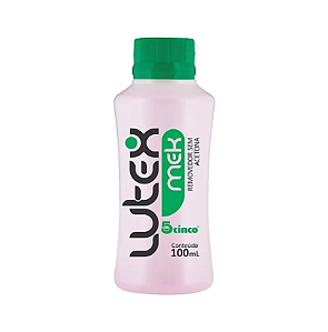 REMOVEDOR SEM ACETONA 5 CINCO LUTEX MEK 100ML