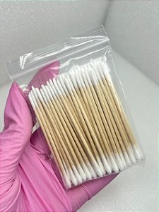 PALITO COM ALGODAO DUAS PONTAS 50UN COTONETE