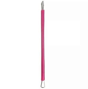 ESPATULA MISTA DE INOX COM SILICONE ROSA ISIS CUTELARIA