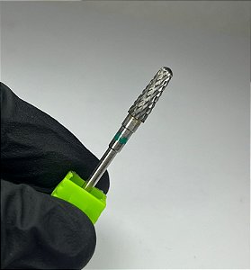 BROCA TUNGSTENIO VERDE CONICA FINA TOPO REDONDO