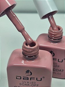 ESMALTE EM GEL DAFU TAMPA BRANCA 10ML NUDE ROSE N6