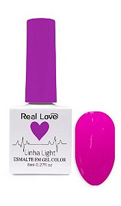 ESMALTE EM GEL COLEÇÃO CORAÇÃO Nº119 8ML REAL LOVE