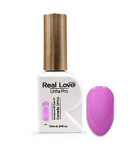 ESMALTE EM GEL LINHA PRO CAMADA UNICA Nº27 10ML REAL LOVE