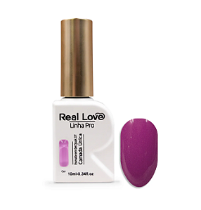ESMALTE EM GEL LINHA PRO CAMADA UNICA Nº28 10ML REAL LOVE