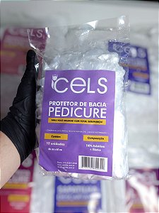 PROTETOR DE BACIA PEDICURE C/ 12 UNIDADES CELS