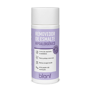 REMOVEDOR DE ESMALTES HIPOALERGENICO BLANT 80ML