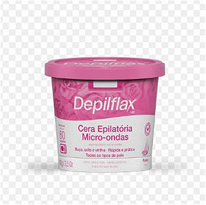 CERA MICROONDAS DEPILFLAX ROSAS 100G