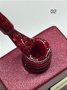 ESMALTE EM GEL COLEÇÃO B N°02 GLITTER15ML ZEM